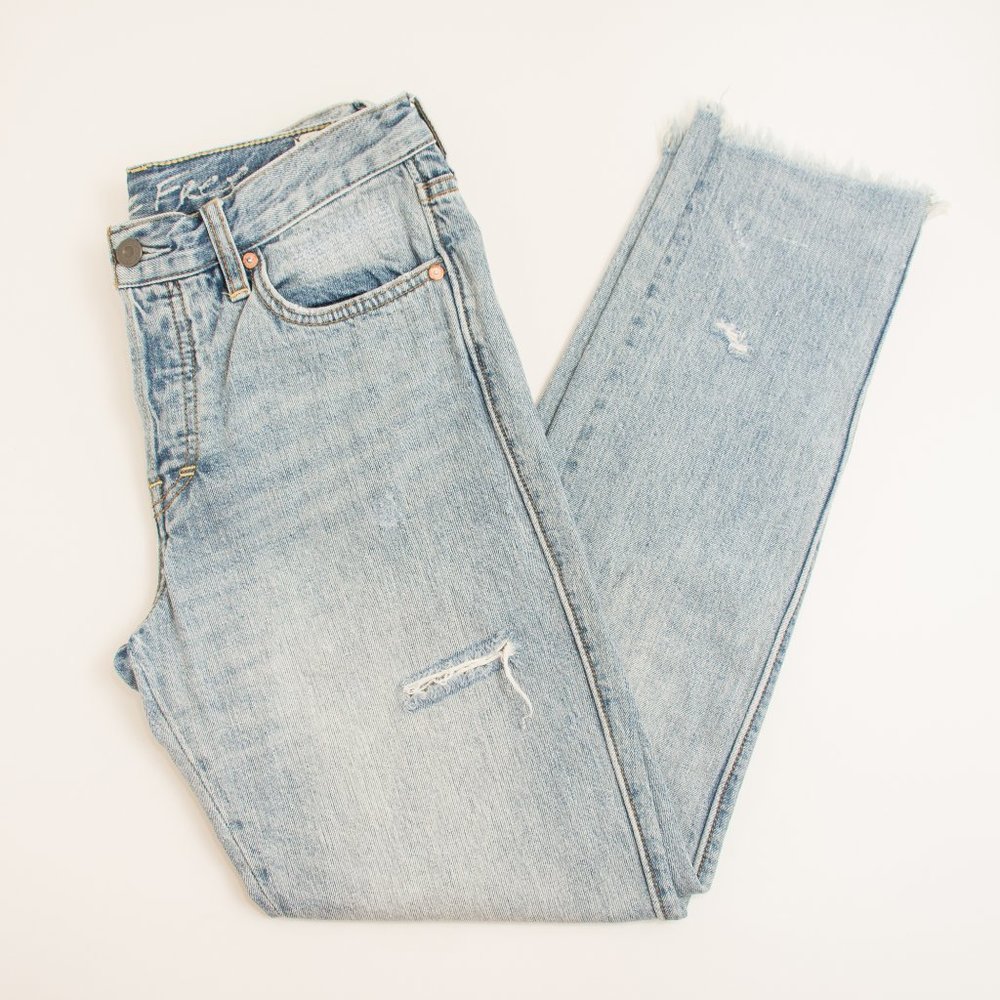 We The Free |Free People High Rise Distressed Jean